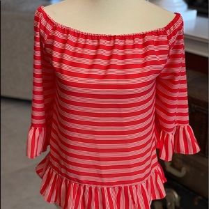 Jennifer & Grace striped top.